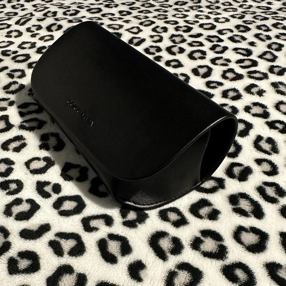 Giorgio Armani Elegant Black Glasses Semi-Hard Case Only